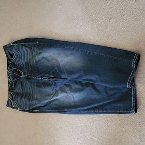 Buckle black jeans